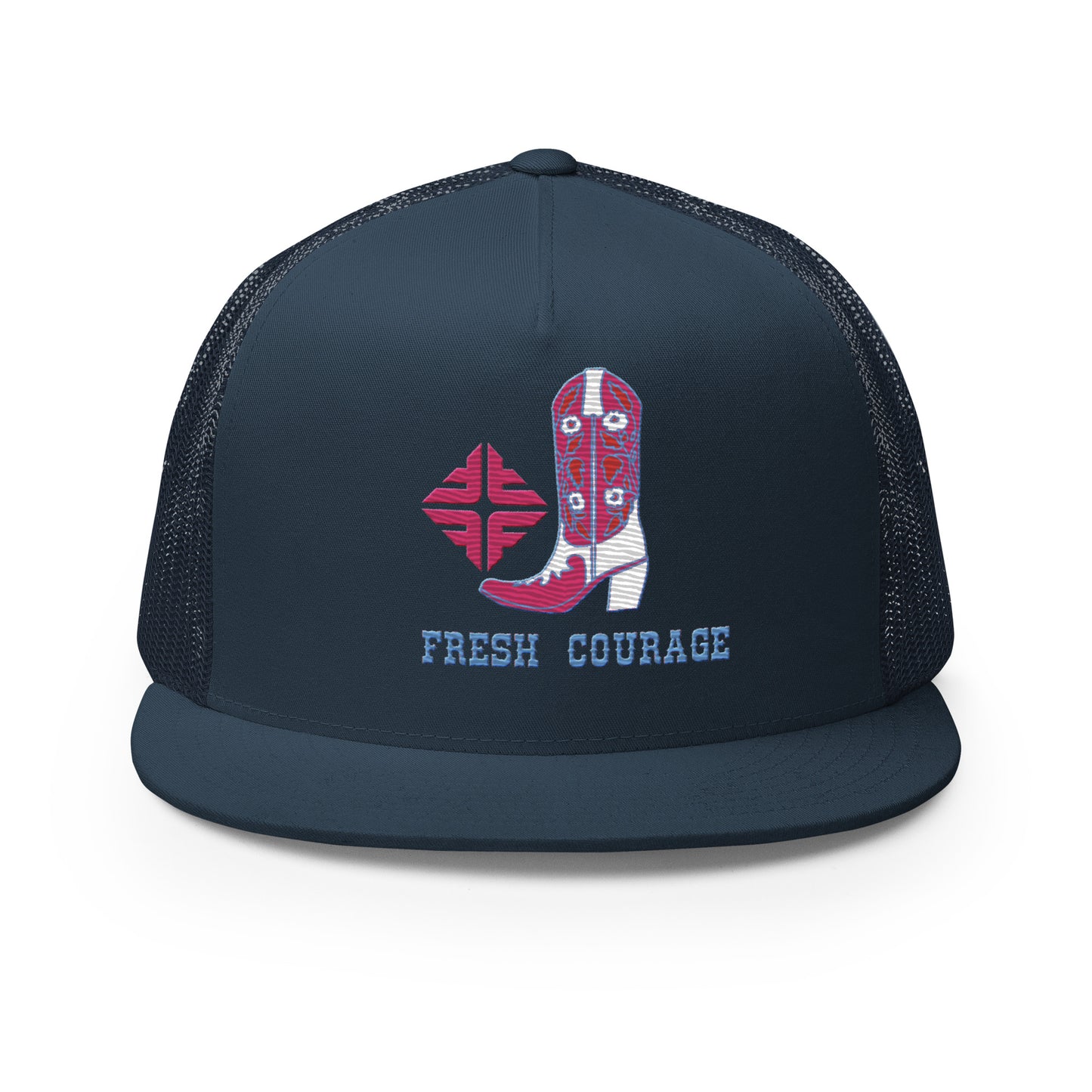 Cowgirl Boot Trucker Cap