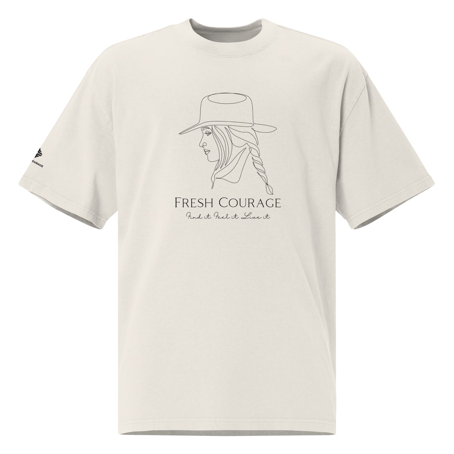 Cowgirl Womens Oversized faded t-shirt