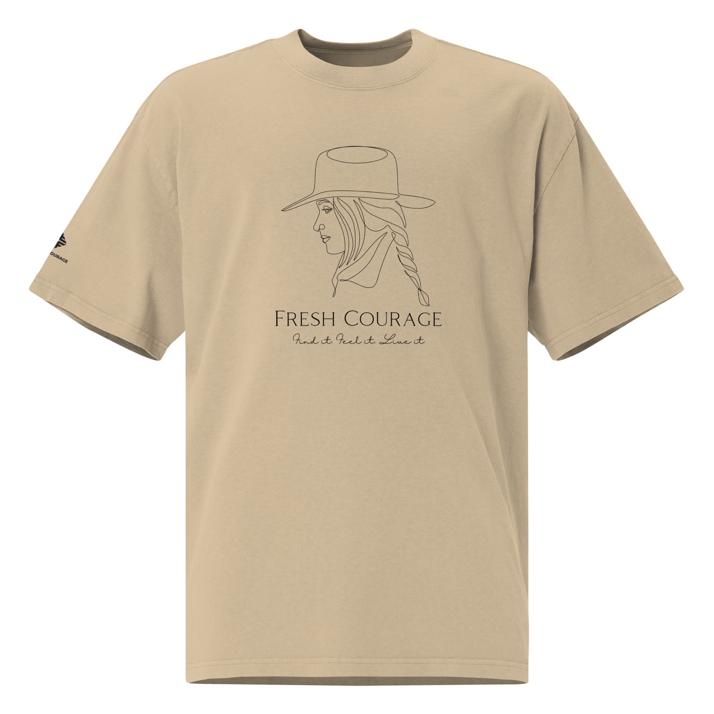 Cowgirl Womens Oversized faded t-shirt